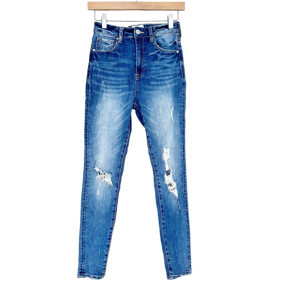 Insane Gene Distressed High Waisted Skinny Jeans Sz 26